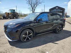 Salvage cars for sale from Copart Montreal Est, QC: 2022 Toyota Highlander XSE