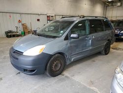 Salvage cars for sale from Copart Milwaukee, WI: 2005 Toyota Sienna CE