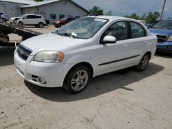 Salvage cars for sale at Pekin, IL auction: 2011 Chevrolet Aveo LT