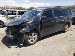 Salvage cars for sale from Copart Las Vegas, NV: 2012 Toyota Sienna LE