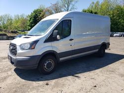 Salvage trucks for sale at Marlboro, NY auction: 2016 Ford Transit T-250