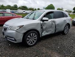 Salvage cars for sale from Copart Hillsborough, NJ: 2014 Acura MDX Technology