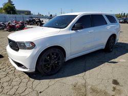 Salvage cars for sale at Vallejo, CA auction: 2018 Dodge Durango SXT