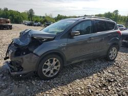 Salvage cars for sale from Copart Candia, NH: 2015 Ford Escape Titanium