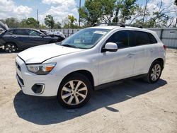 Salvage cars for sale from Copart Riverview, FL: 2014 Mitsubishi Outlander Sport ES