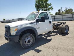 Salvage cars for sale from Copart Bakersfield, CA: 2012 Ford F550 Super Duty