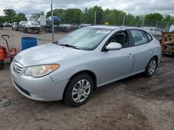 Salvage cars for sale from Copart Chalfont, PA: 2010 Hyundai Elantra Blue