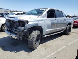 Salvage cars for sale from Copart Rancho Cucamonga, CA: 2018 Toyota Tundra Crewmax SR5
