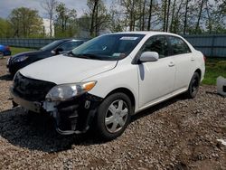 Salvage cars for sale from Copart Central Square, NY: 2011 Toyota Corolla Base