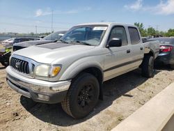 Salvage cars for sale from Copart Elgin, IL: 2004 Toyota Tacoma Double Cab Prerunner