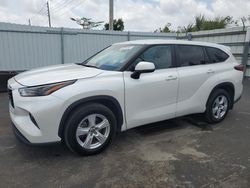 Toyota Highlander salvage cars for sale: 2023 Toyota Highlander L