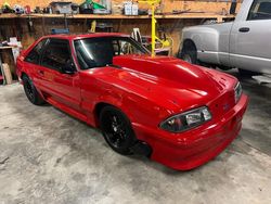 Salvage cars for sale at Sikeston, MO auction: 1991 Ford Mustang GT