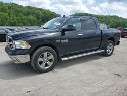 Salvage cars for sale from Copart Ellwood City, PA: 2018 Dodge RAM 1500 SLT