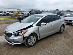 KIA salvage cars for sale: 2016 KIA Forte LX