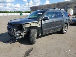 Vehiculos salvage en venta de Copart Fredericksburg, VA: 2018 Ford Explorer Limited