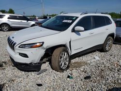 Salvage cars for sale from Copart Wayland, MI: 2017 Jeep Cherokee Latitude