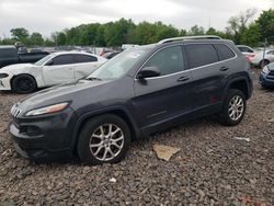 Salvage cars for sale at Chalfont, PA auction: 2017 Jeep Cherokee Latitude