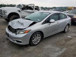 Salvage cars for sale at Cahokia Heights, IL auction: 2012 Honda Civic EX