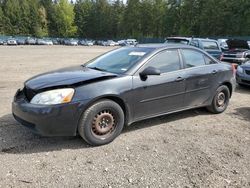 Vehiculos salvage en venta de Copart Graham, WA: 2008 Pontiac G6 Value Leader