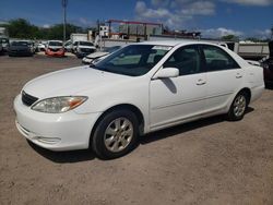 Salvage cars for sale from Copart Kapolei, HI: 2003 Toyota Camry LE