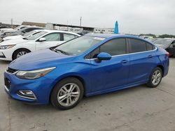 Salvage cars for sale at Grand Prairie, TX auction: 2017 Chevrolet Cruze LT