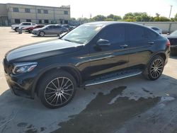 Salvage cars for sale at Wilmer, TX auction: 2018 Mercedes-Benz GLC Coupe 300 4matic