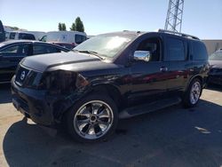 Salvage cars for sale at Hayward, CA auction: 2008 Nissan Armada SE