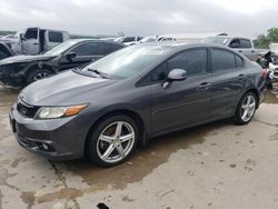 Salvage cars for sale at auction: 2012 Honda Civic SI