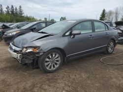 Salvage cars for sale from Copart Bowmanville, ON: 2011 Honda Civic EXL