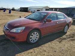 Salvage cars for sale at Brighton, CO auction: 2007 Honda Accord SE
