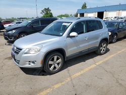 Salvage cars for sale at Woodhaven, MI auction: 2010 Volkswagen Tiguan SE