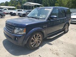 Salvage cars for sale from Copart Savannah, GA: 2016 Land Rover LR4 HSE
