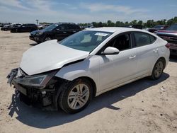 Salvage cars for sale at Houston, TX auction: 2020 Hyundai Elantra SEL