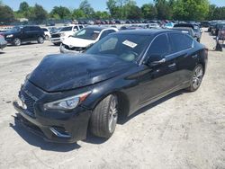 Salvage cars for sale from Copart Madisonville, TN: 2019 Infiniti Q50 RED Sport 400