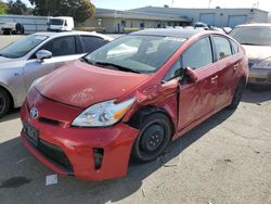 Salvage cars for sale at auction: 2012 Toyota Prius