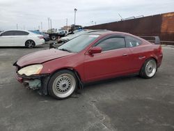 Salvage cars for sale at Wilmington, CA auction: 2002 Acura RSX