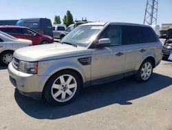 Salvage cars for sale from Copart Hayward, CA: 2011 Land Rover Range Rover Sport LUX