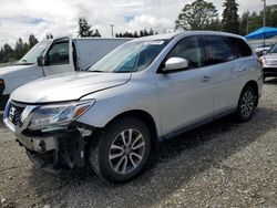 Salvage cars for sale at Graham, WA auction: 2013 Nissan Pathfinder S