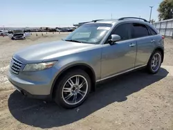 Salvage cars for sale from Copart San Diego, CA: 2007 Infiniti FX35