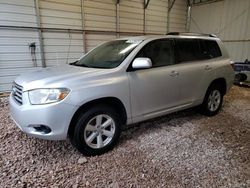 Salvage cars for sale from Copart China Grove, NC: 2010 Toyota Highlander