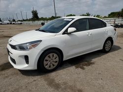 KIA rio lx Vehiculos salvage en venta: 2018 KIA Rio LX