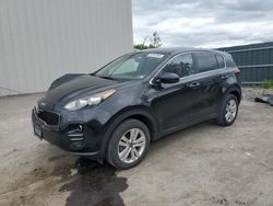 Salvage cars for sale at Duryea, PA auction: 2017 KIA Sportage LX