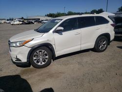 Toyota Highlander salvage cars for sale: 2014 Toyota Highlander LE