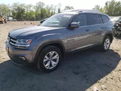 Salvage cars for sale at Baltimore, MD auction: 2018 Volkswagen Atlas SE