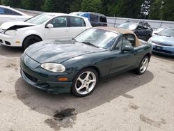 Salvage cars for sale from Copart Arlington, WA: 2001 Mazda MX-5 Miata Base