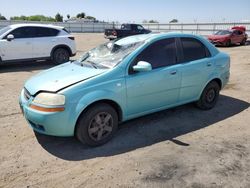 Salvage cars for sale at Bakersfield, CA auction: 2005 Chevrolet Aveo Base