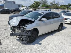 Salvage cars for sale from Copart Opa Locka, FL: 2019 Nissan Sentra S