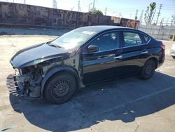 Salvage cars for sale at Wilmington, CA auction: 2015 Nissan Sentra S