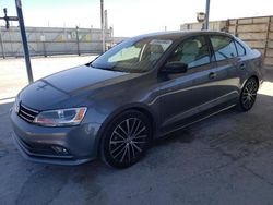 Salvage cars for sale at Anthony, TX auction: 2016 Volkswagen Jetta Sport