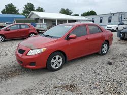 Salvage cars for sale at Prairie Grove, AR auction: 2010 Toyota Corolla Base